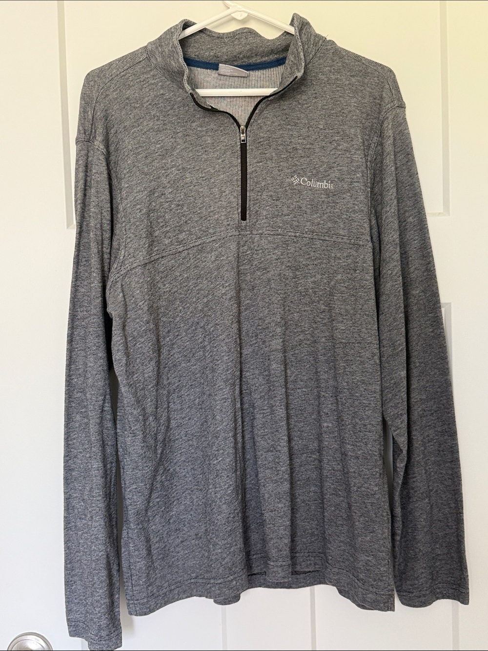 Columbia Gray Heather Quarter-Zip Pullover